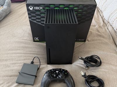 Microsoft Xbox Series X 1TB Console Bundle with Extra Controller, Seagate Storage & Box