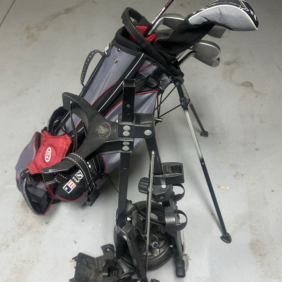 US Kids 60 UL 9 Club Set With Pull Cart