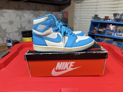 Nike Air Jordan 1 Retro OG University Blue White Men's 9.5 Sneakers