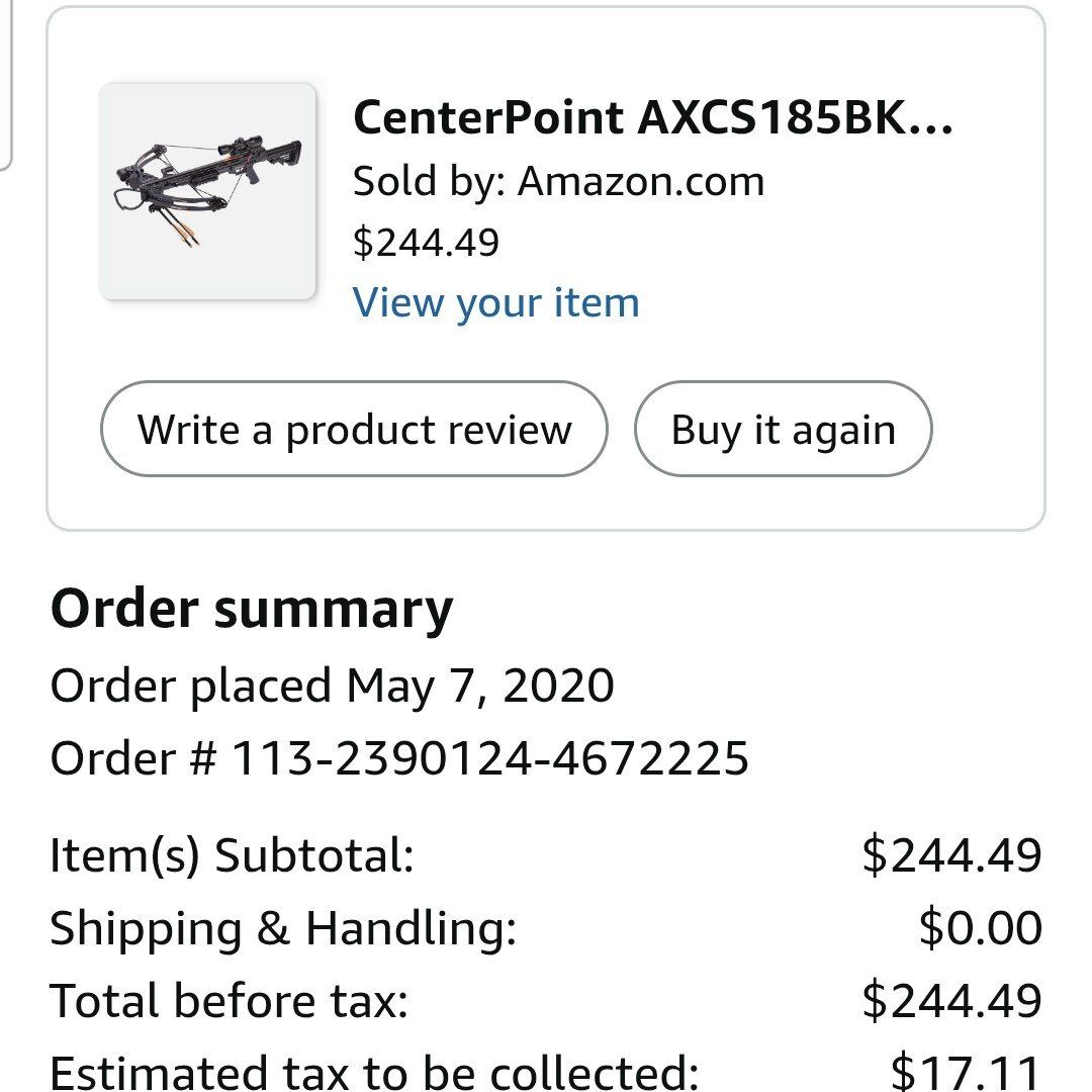 center point crossbow