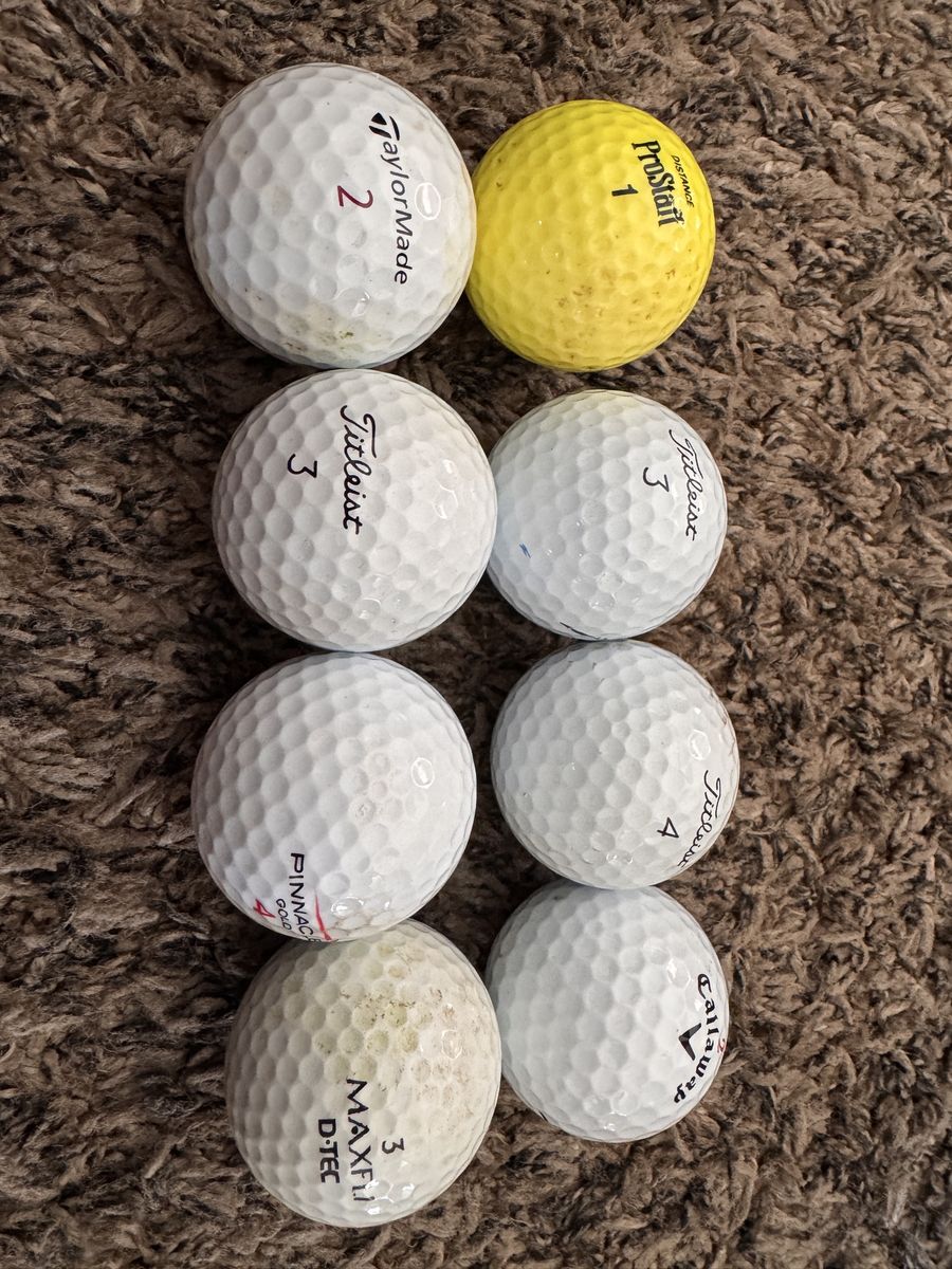 Used golf balls