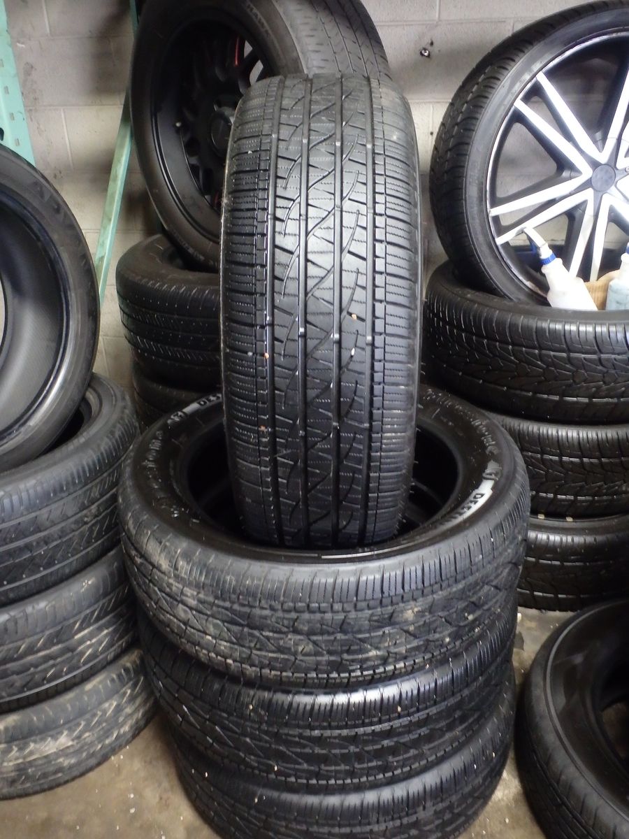 235/55R19 FIRESTONE DESTINATION LE3 SET OF USED TIRES