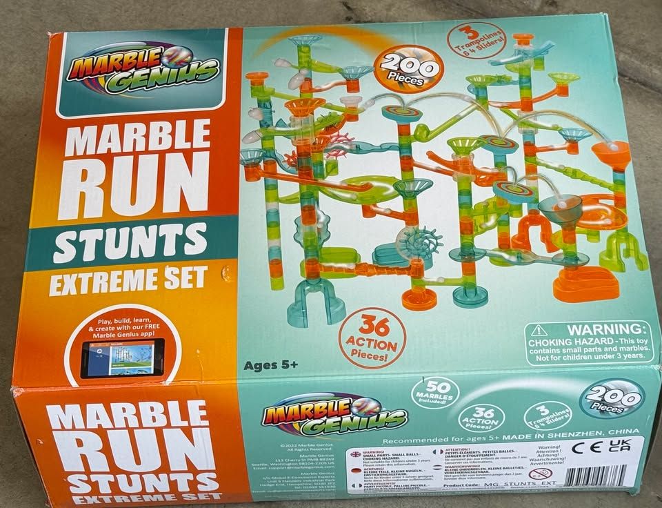 Marble Genius Marble Run Extreme Set STEM