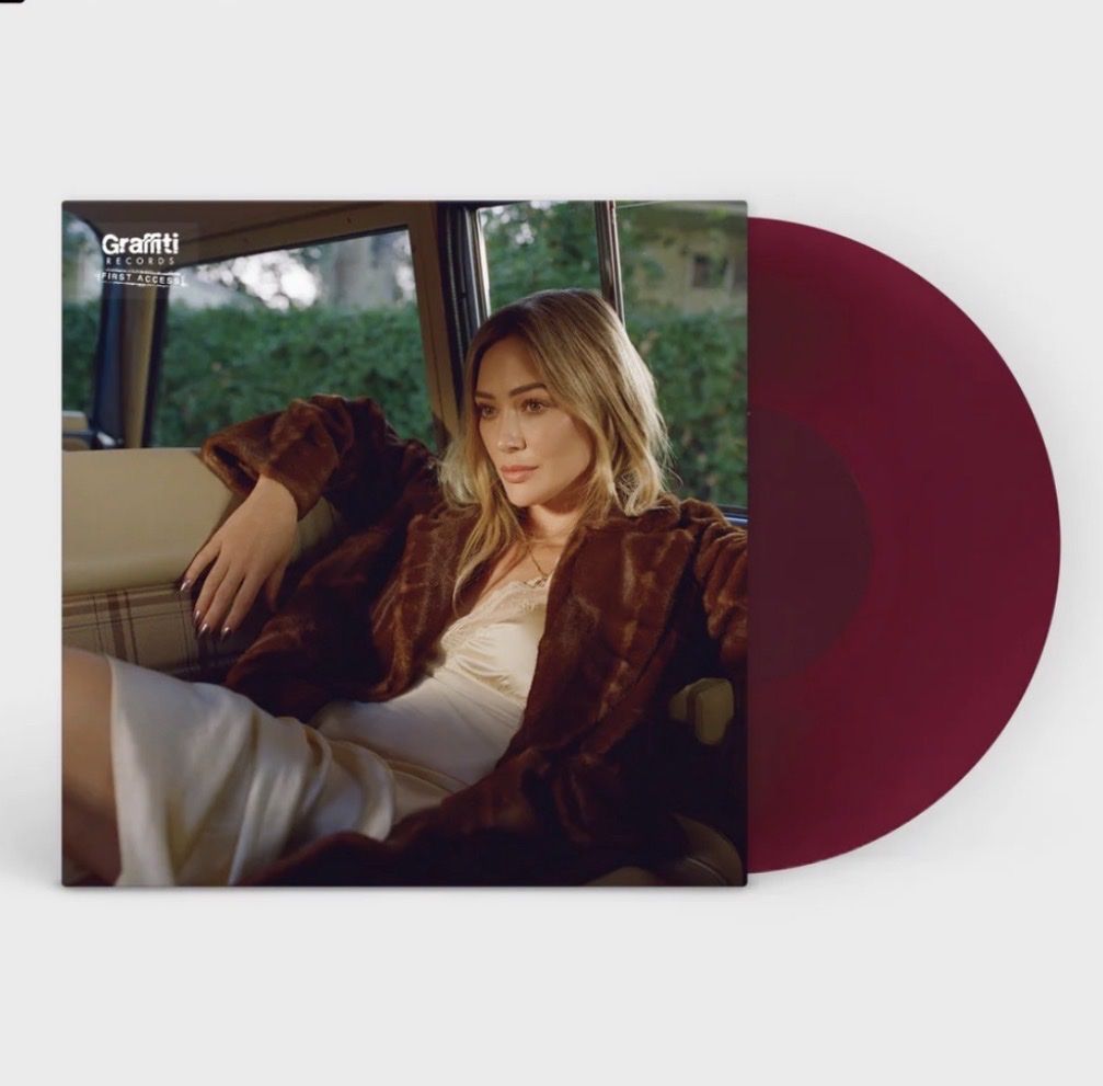 Hilary Duff-luck…or something-wine o’clock edition-translucent cranberry vinyl-SEALED-SOLD OUT everywhere-RARE-One Time Pressing
