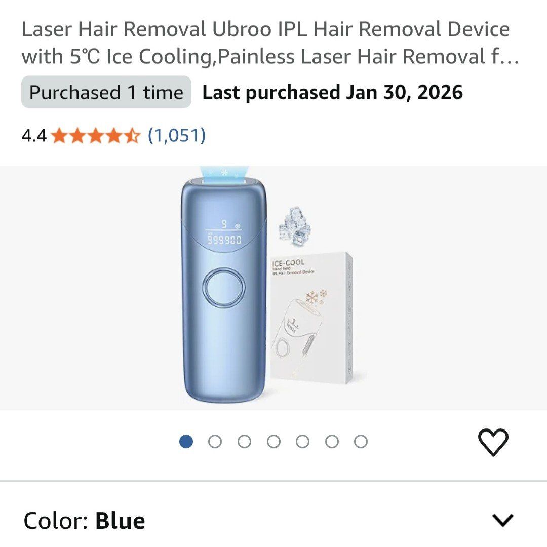 Brand new laser hair removal device
