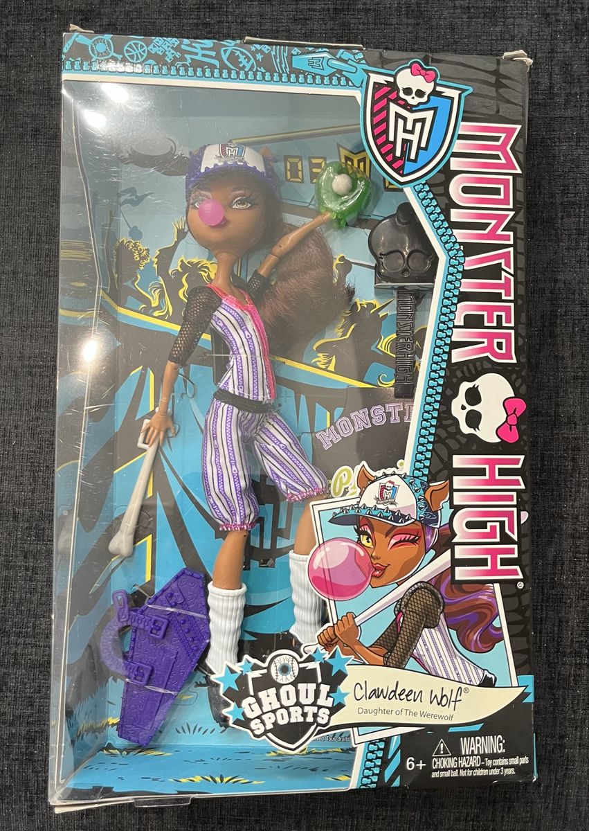 Monster High Ghoul Sports Clawdeen Wolf Doll Mattel BJR12 NIB