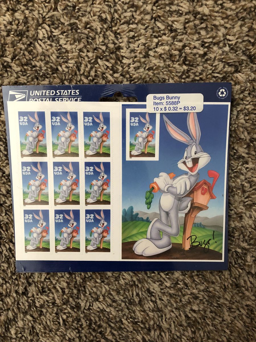 US Scott #3137 Bugs Bunny Sealed Sheet of Stamps
