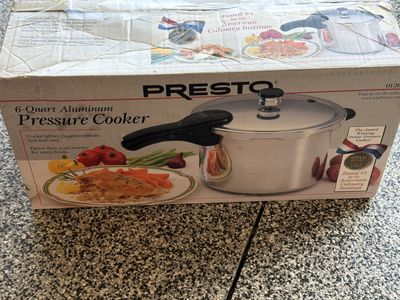 Presto 6-Quart Aluminum Pressure Cooker - Award-Winning, Fast & Easy Meals