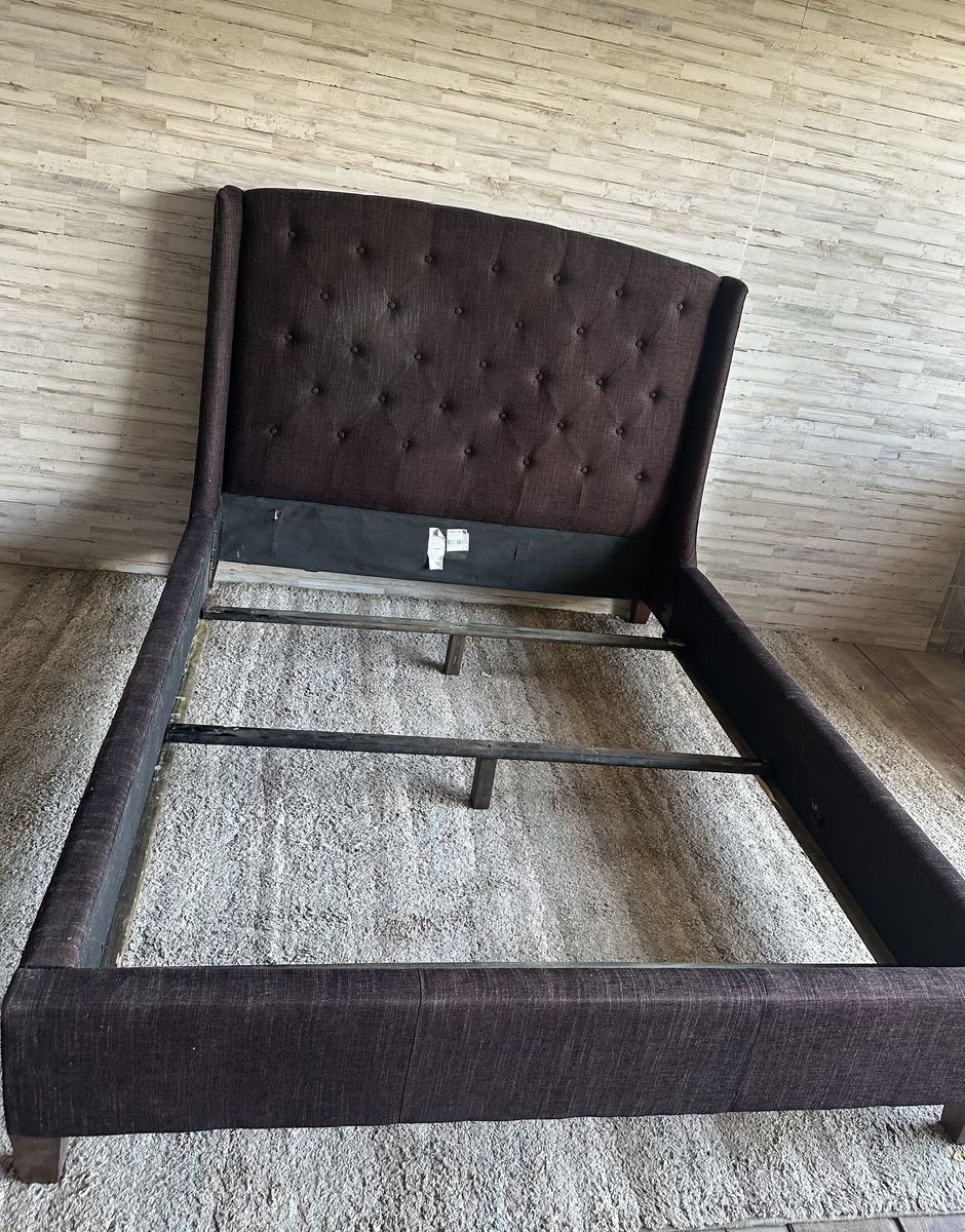 Queen Fabric Bed