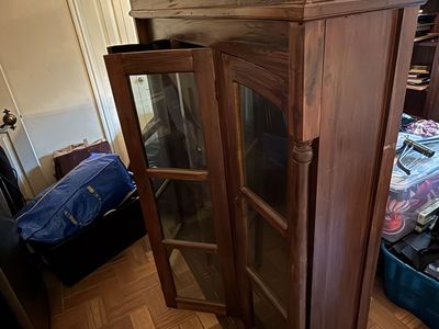 Book Shelf With Glass Doors