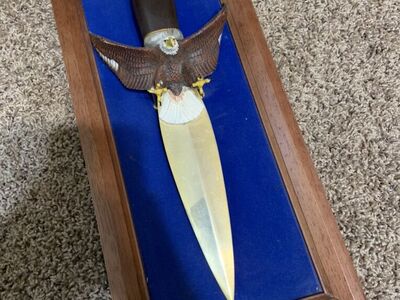 Franklin Mint Wings Of Glory Eagle Knife