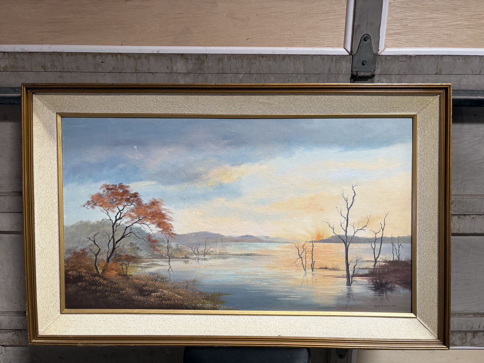 Large Framed Original Oil Landscape Painting
