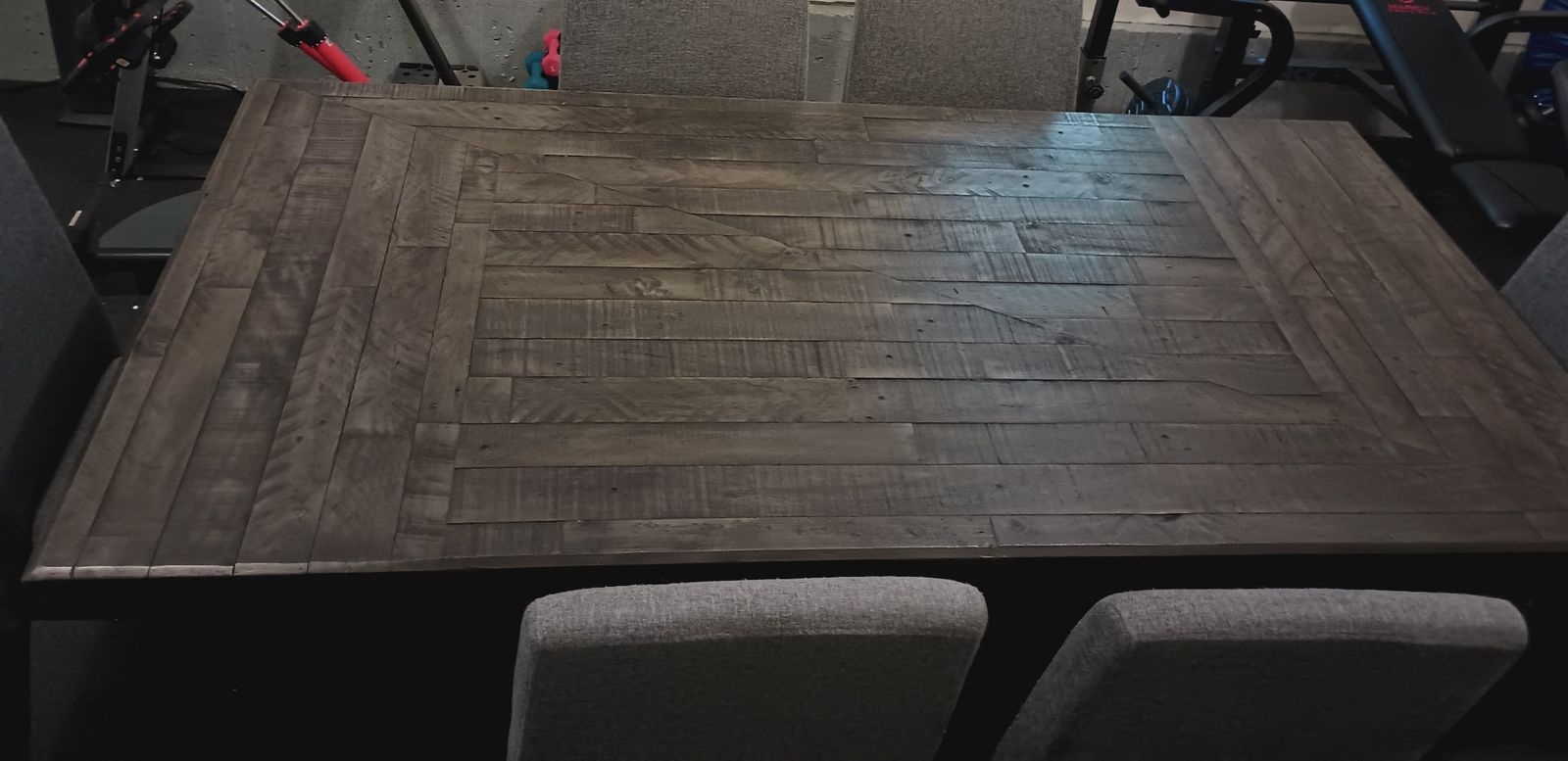 Rustic Wood Dining Table - Durable & Stylish