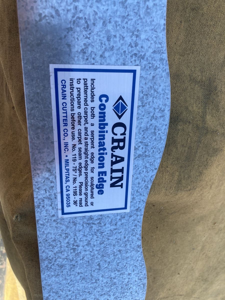 Crain 75” combination straight edge