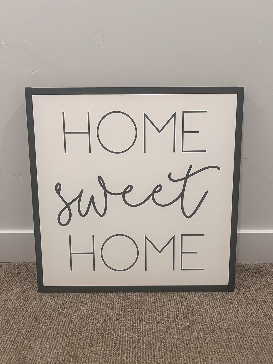 Home Sweet Home Wood Sign