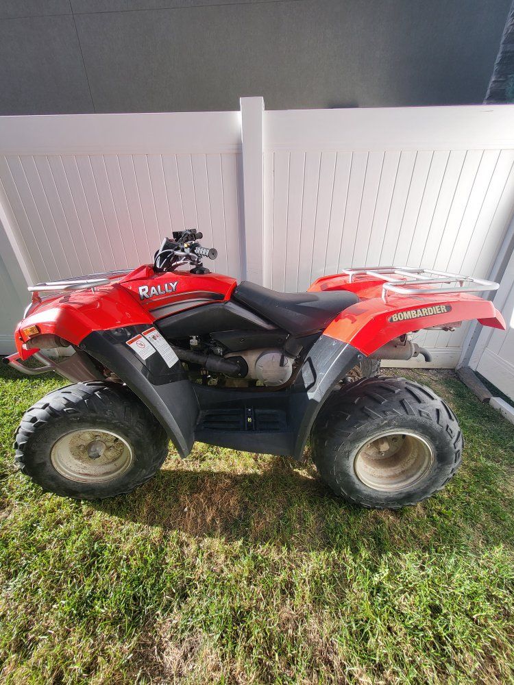 2005 Can AM Bombardier rally 200 4wheeler