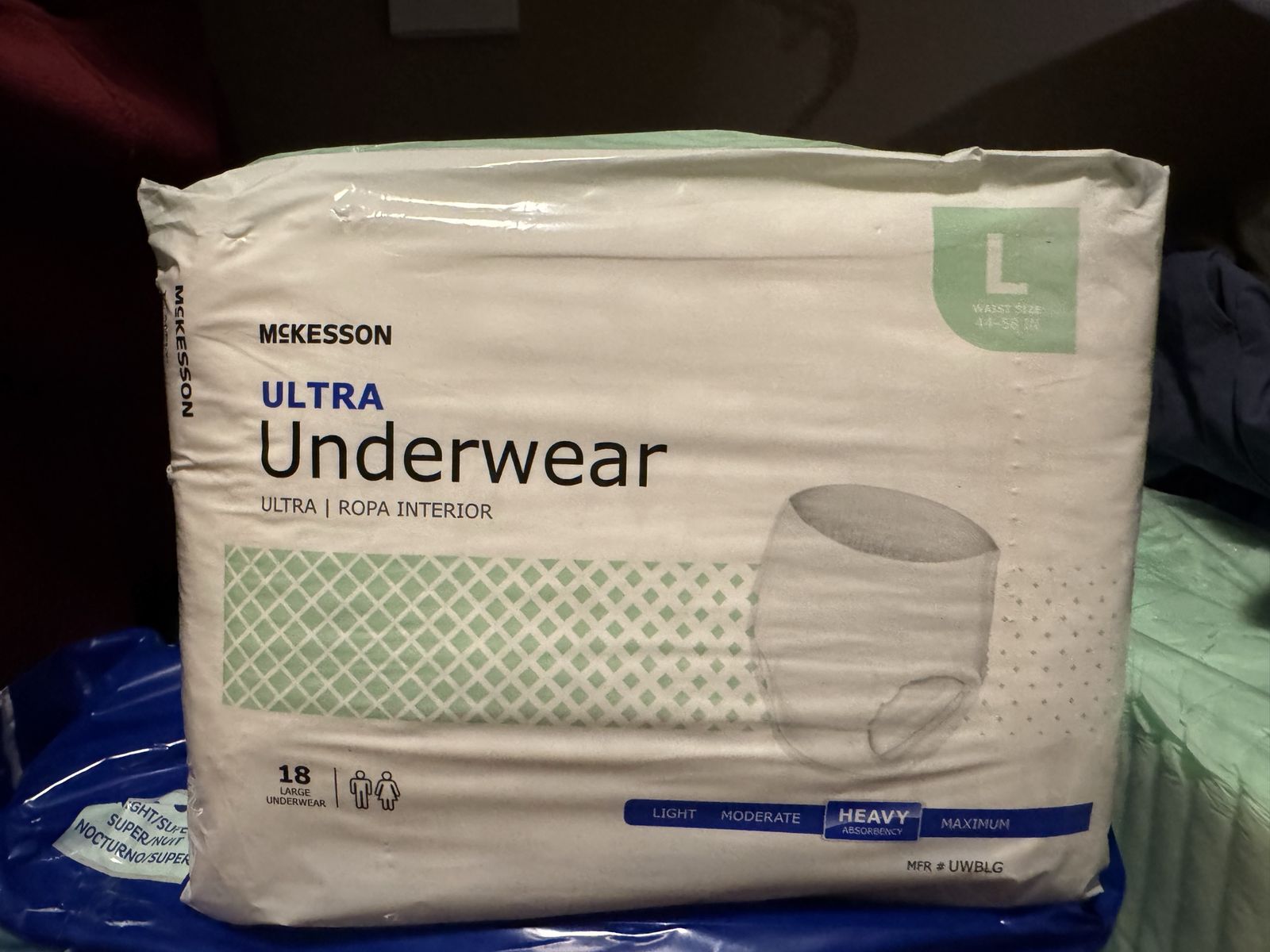 McKesson Ultra Pull-On Underwear Heavy Absorbency Size Large 18 Count