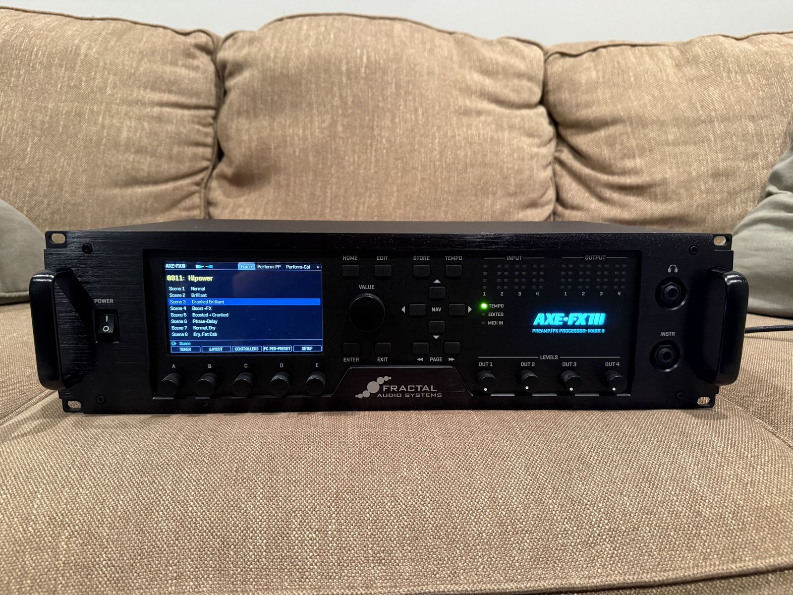 Fractal Axe-FX III Mark II Turbo Preamp FX Processor Guitar Bass