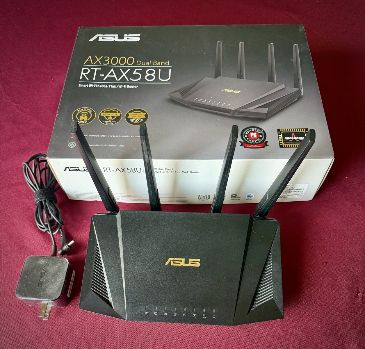 Asus RT-AX58U (AX3000) WI-FI 6 Router