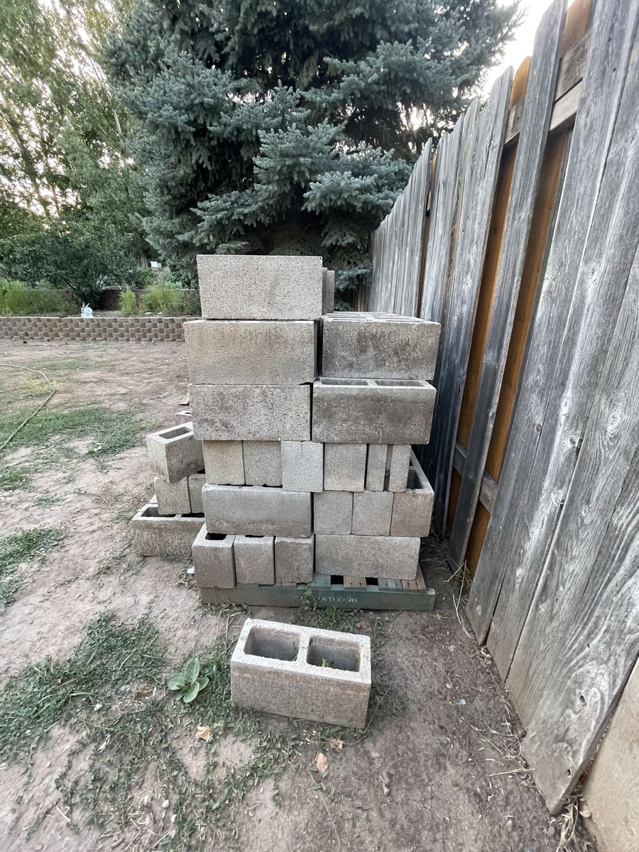 Cinder blocks 