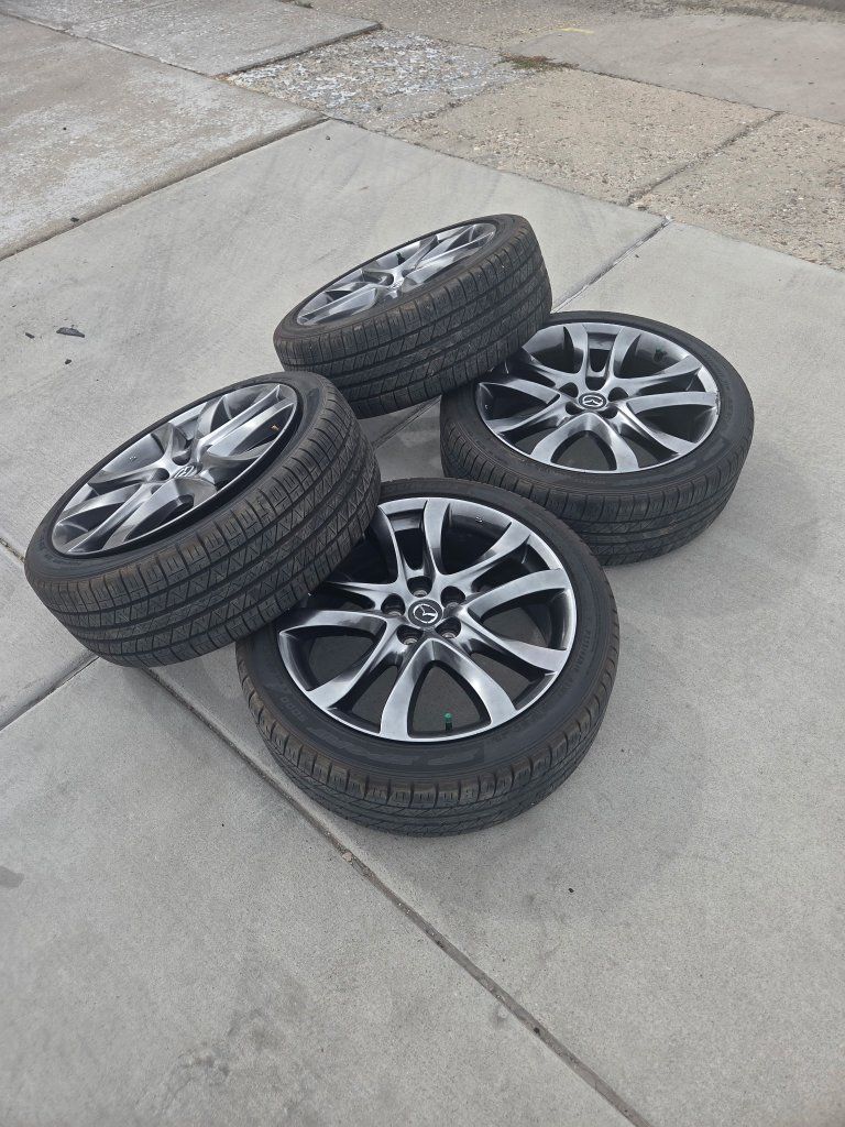 Mazda CX-5 19" Wheels & Dunlop Grandtrek Touring A/S Tires P225/55R19 Set of 4