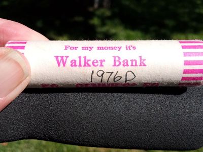 1976D Uncirculated Penny rolls