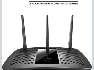$135 Refurbished Linksys EA7300 Max-Stream AC1760 Smart WiFi Router Dual- Band