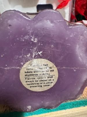 tall figurine (purple Christmas Dreams