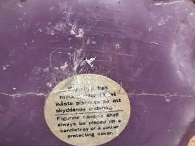 tall figurine (purple Christmas Dreams