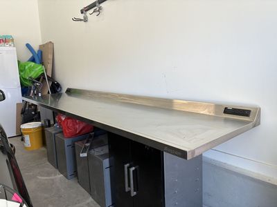 SNAPon stainless Worktop