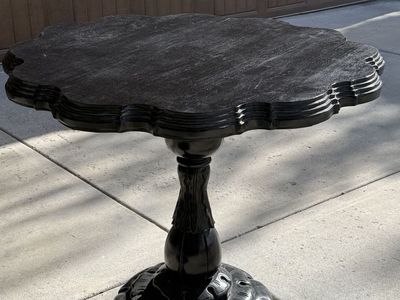 Small black table, dinning, accent