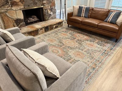 2 large beautiful matching rugs