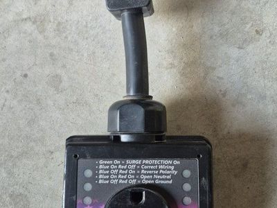 Progressive Industries SSP-50X Smart Surge Protector 50A RV Power Plug Adapter