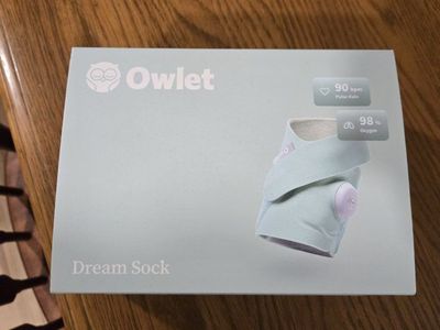 Owlet Dream Sock-Baby Monitor- Like New
