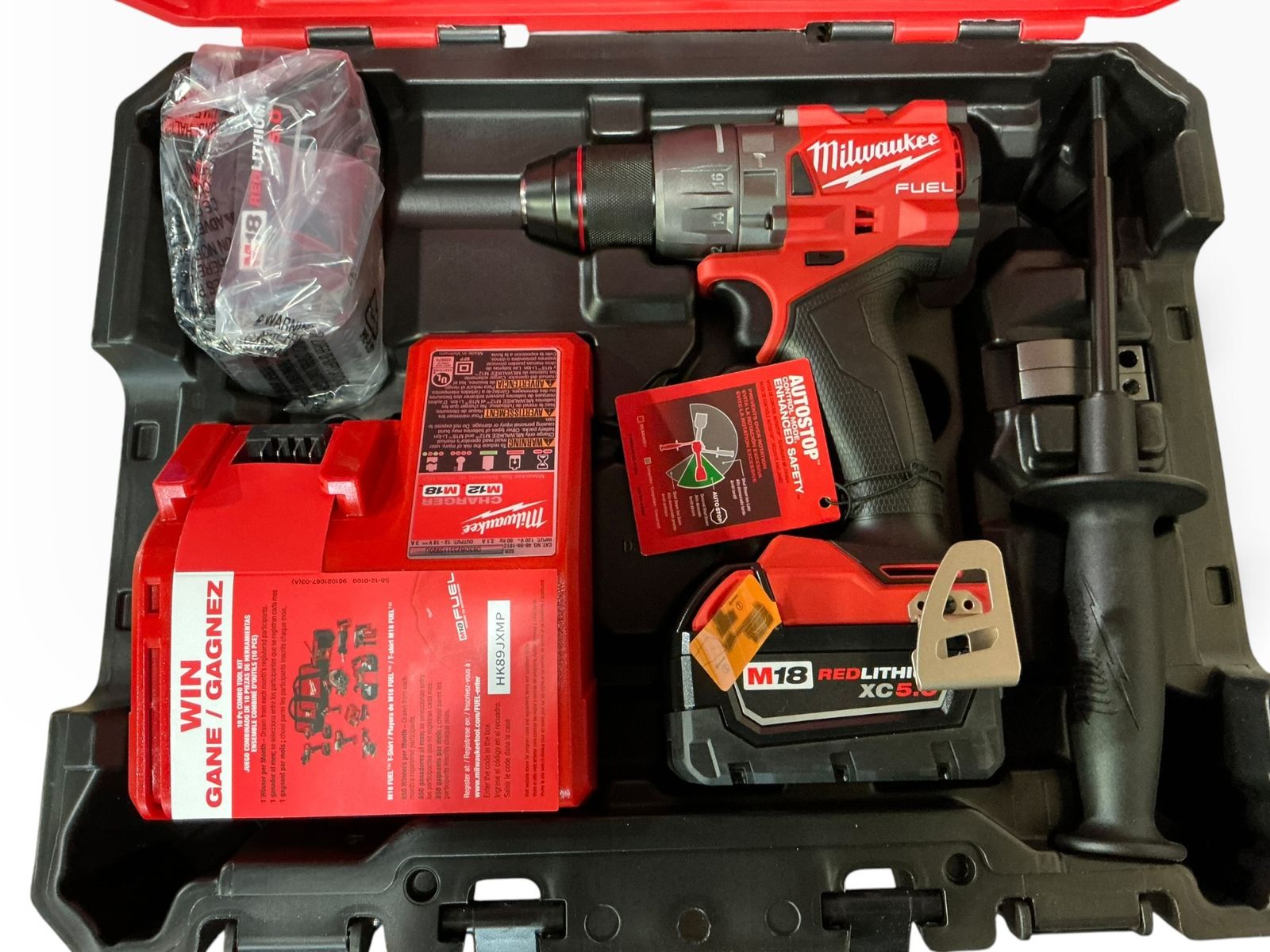 Milwaukee M18 FUEL 1/2" Hammer Drill/Driver (Model 2904-20) with Case E75014647