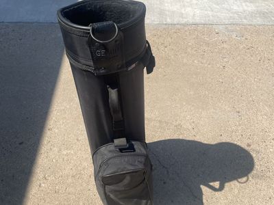 Gemini Black Golf Club Carry Bag with Pockets
