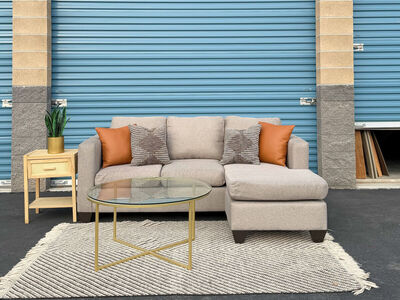 Free Delivery Modern Reversible Sectional