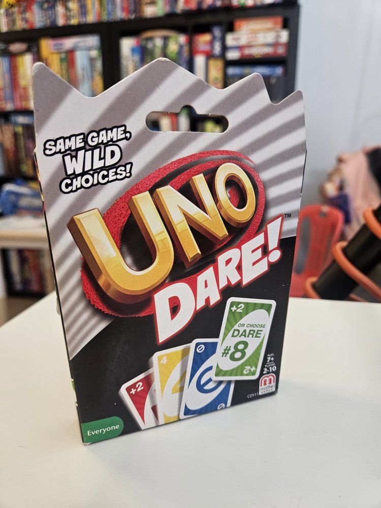 NEW UNO Dare Card Game - New, Factory Sealed - Family Fun with Wild Choices & Dares!
