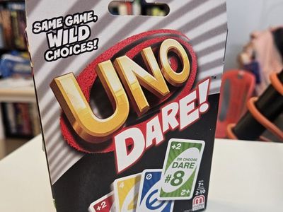 NEW UNO Dare Card Game - New, Factory Sealed - Family Fun with Wild Choices & Dares!