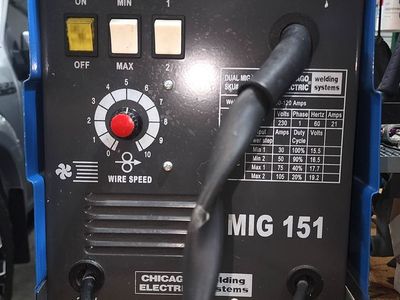 Chicago Electric MIG 151 Welder – Ready to Weld!