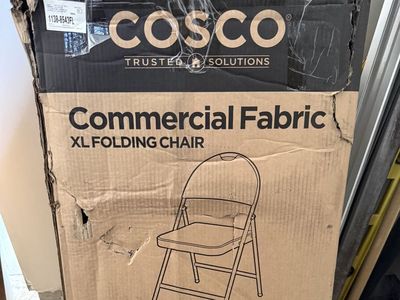 COSCO Commercial Fabric XL Folding Chairs 4-pack