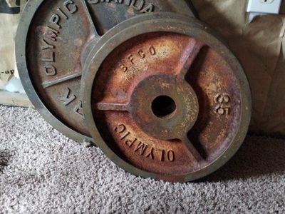 35 & 45 pound Olympic plates