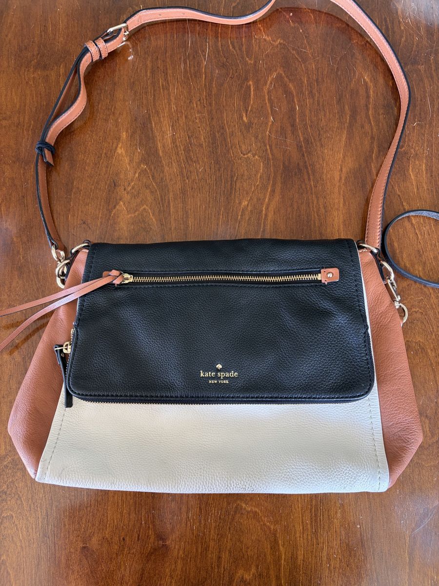 Kate Spade New York Tricolor Leather Crossbody Handbag