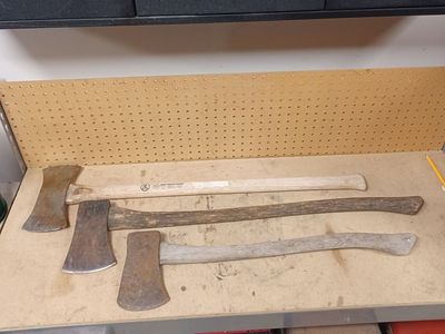 Axes for use and restoration $45 ea