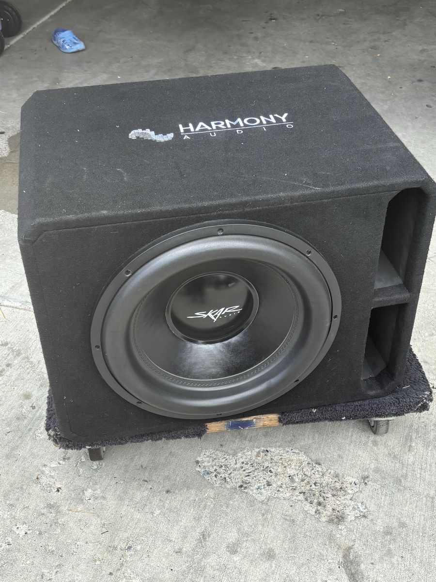 Harmony Audio Box/ SKAR Audio 18 inch EVL Subwoofer 2500 watts