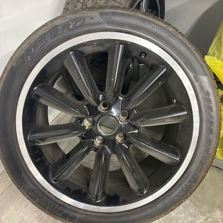 Two 8535ZR 19 Tires And Wheels