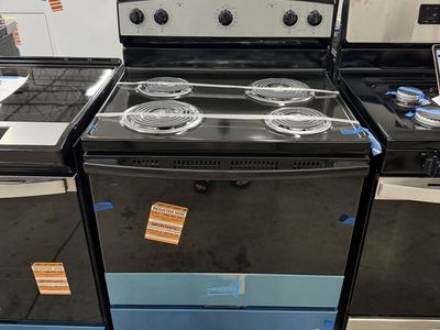 NEW AMANA COIL TOP ELECTRIC RANGE STAINLESS