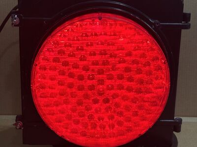 12 Inch Red LED Traffic Light-Stop Light