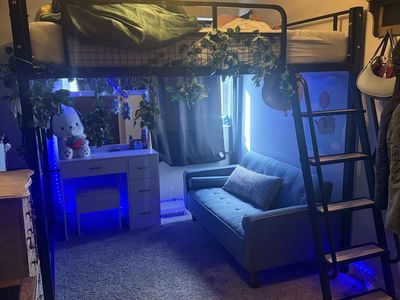 King Loft Bed Frame