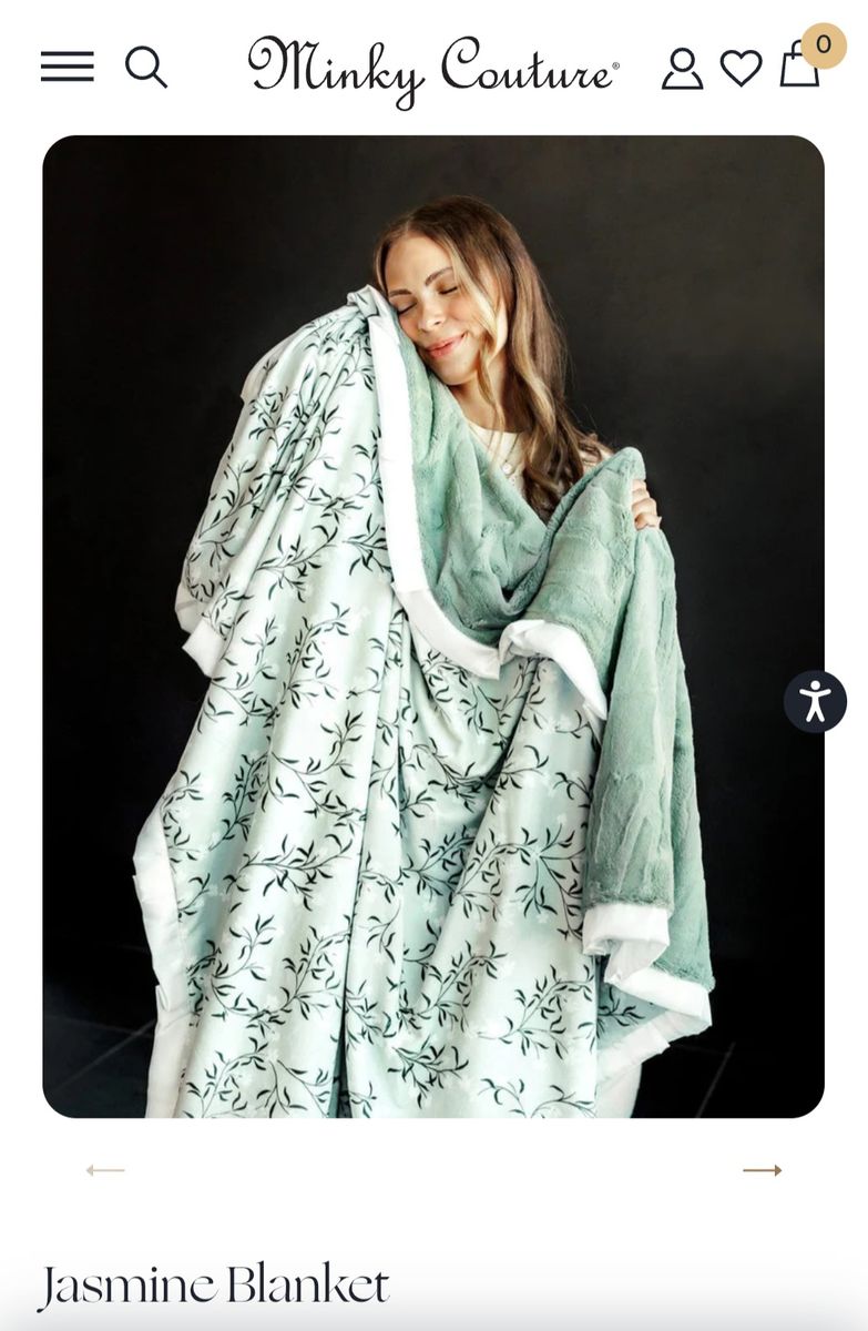 NEW Minky Couture Jasmine Monster Blanket